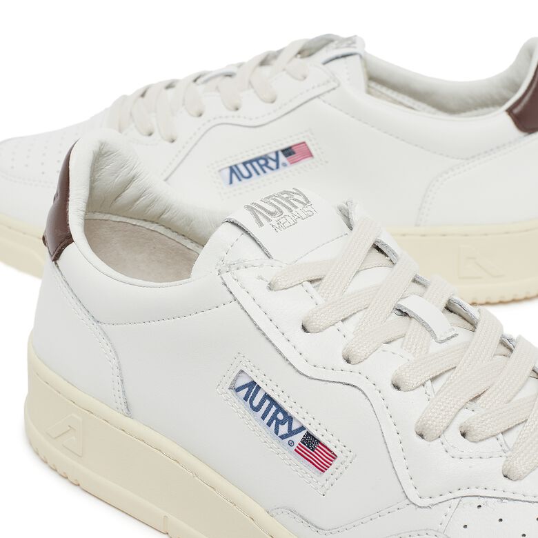 Autry Medalist Low Man LL53 leat/leat wht/brown