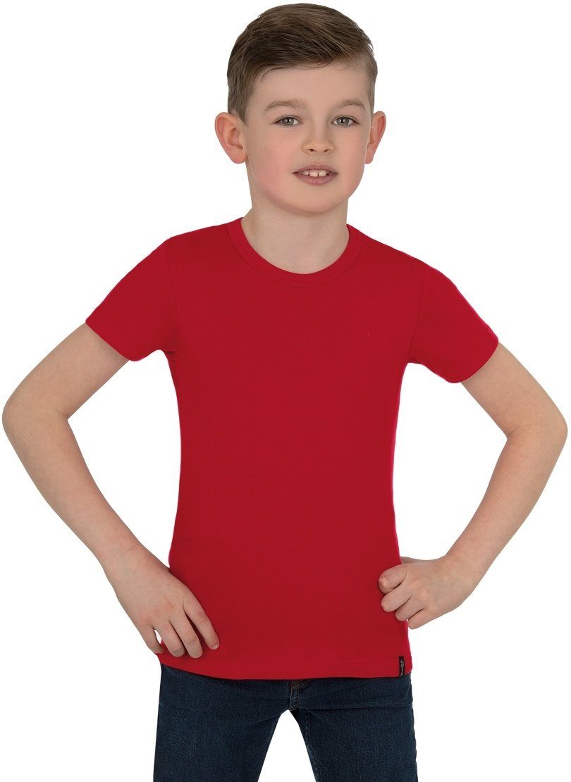 Trigema T-Shirt TRIGEMA T-Shirt aus Baumwolle/Elastan