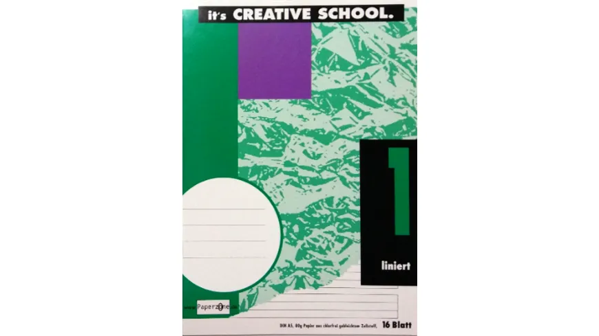 PAPERZONE Heft A5 Lineatur 1 16 Blatt