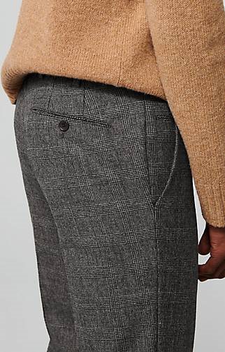 MEYER Chino-Hose Flannel Check Chino