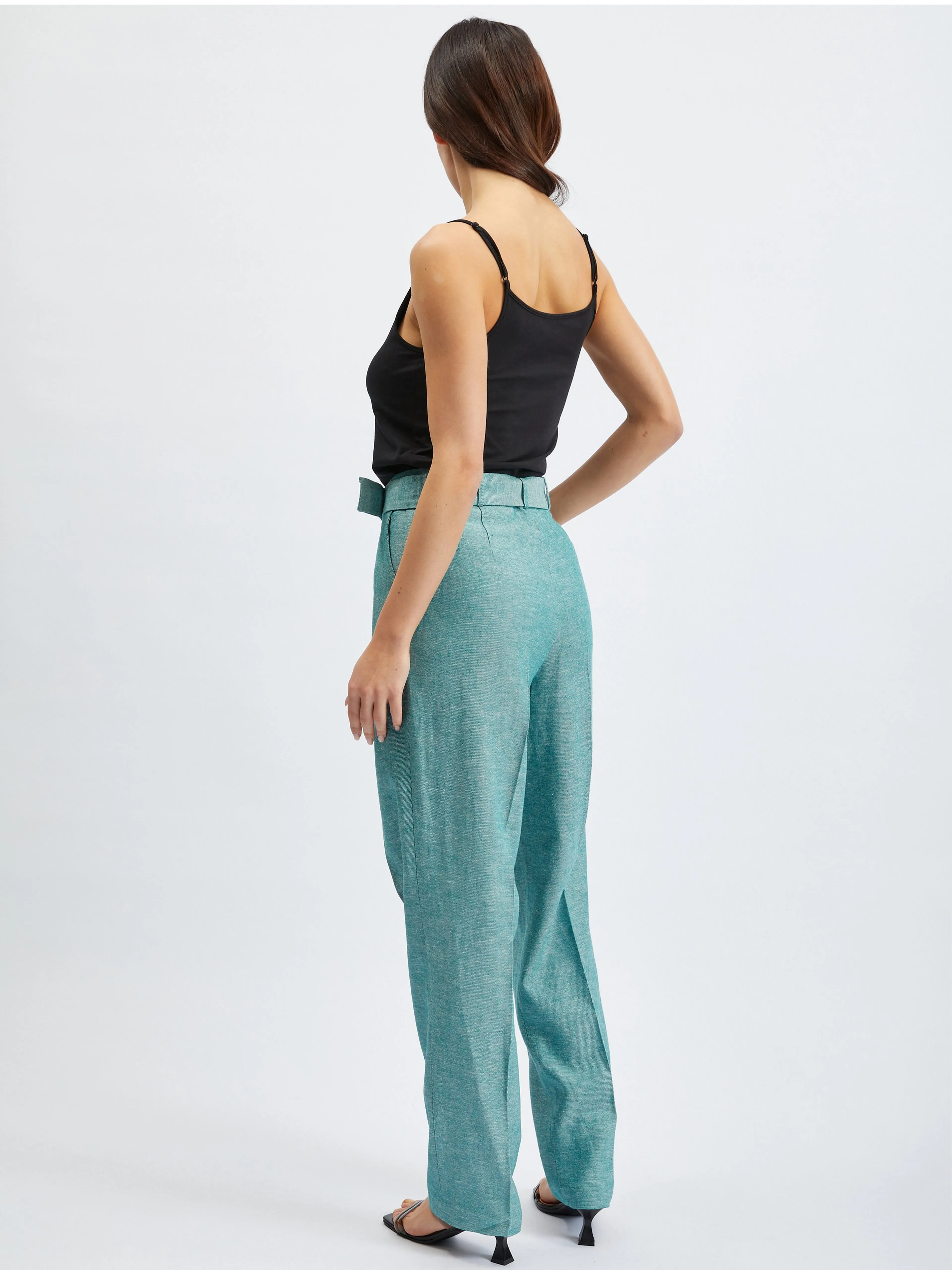 Türkisfarbene Damenhose ORSAY