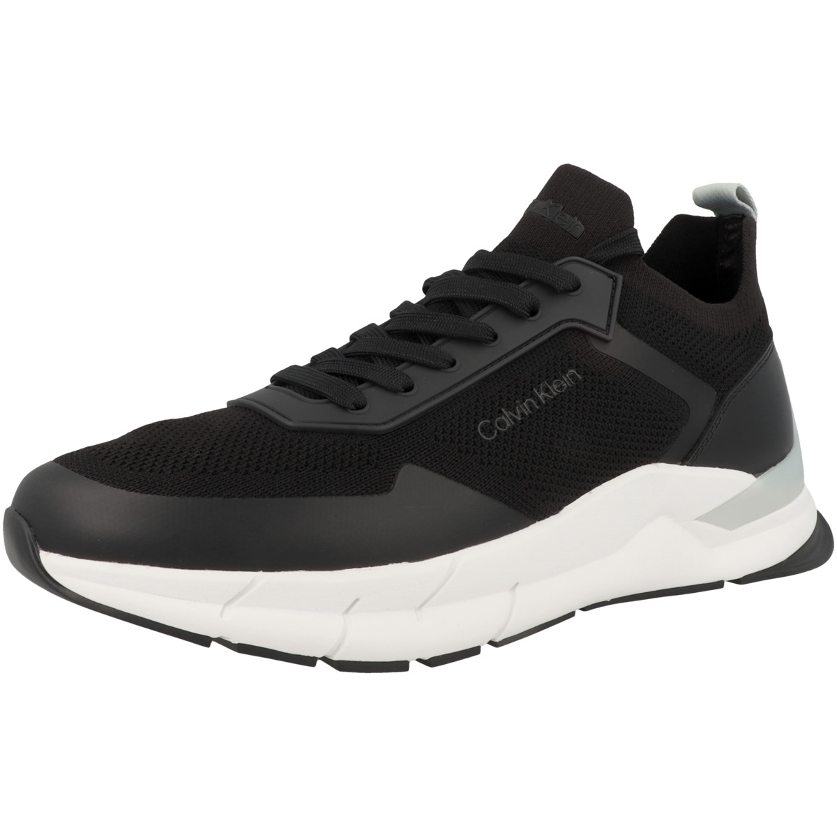 Calvin Klein Low Top Lace Up Mix Sneaker Low schwarz