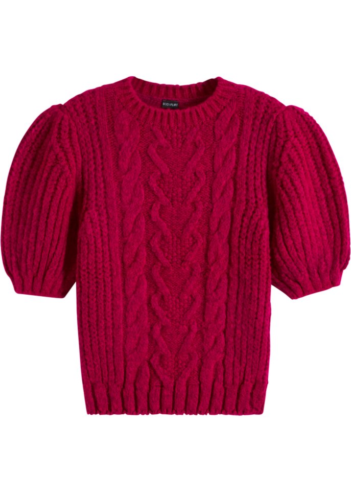 Pullover mit Zopfmuster