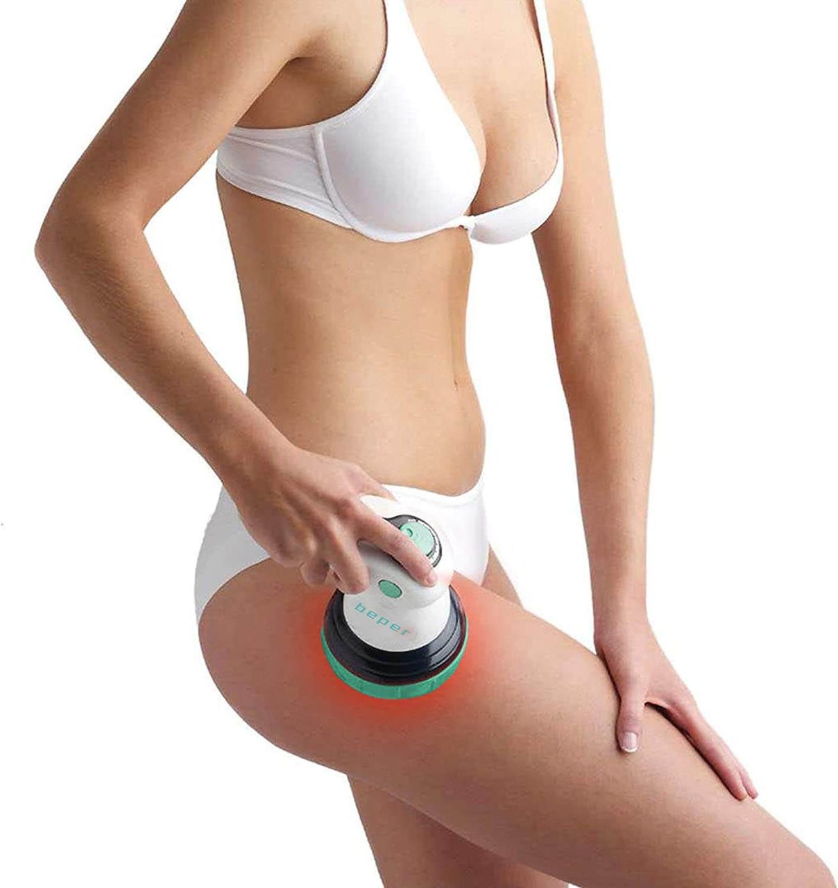 beper 40.500 Infrarot Massagegerät dreifache kreisförmige Wirkung mit 4 Anti-Cellulite-Massagemodi