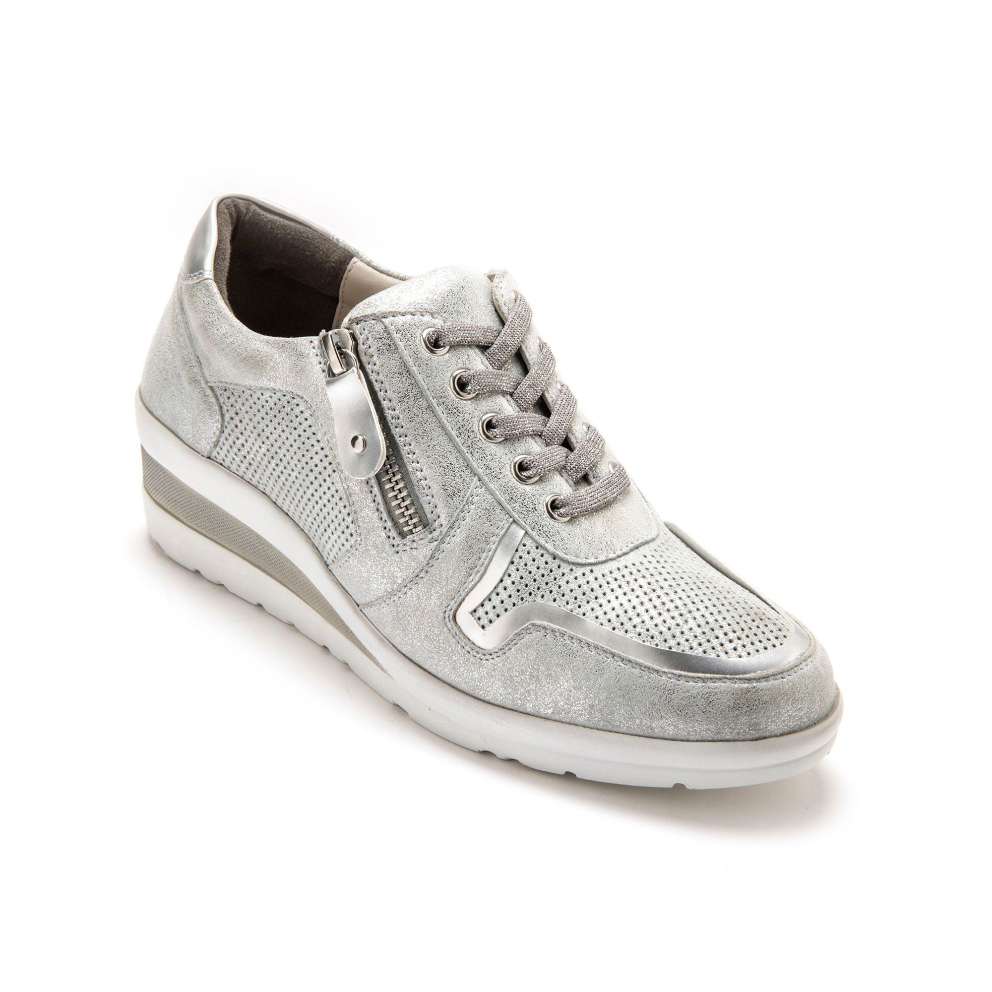 Derbies à lacets, petit compensé