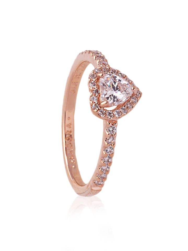 Pandora Rosévergold. Ring mit Edelsteinen günstig kaufen