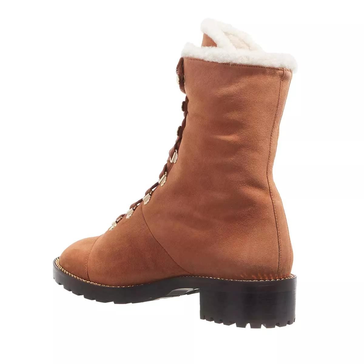 STUART WEITZMAN Stiefeletten braun Schnürstiefel