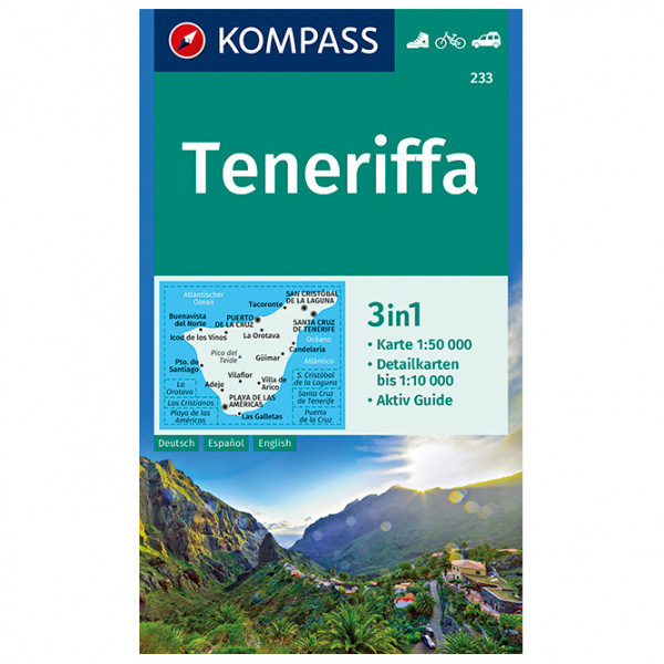 Kompass - Teneriffa - Wanderkarte