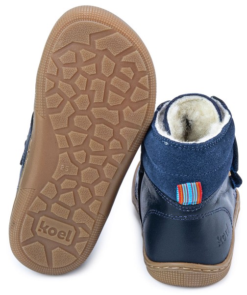 Koel bare ~ Demil HighCut Klettschuh Winter + Tex ~ Blue