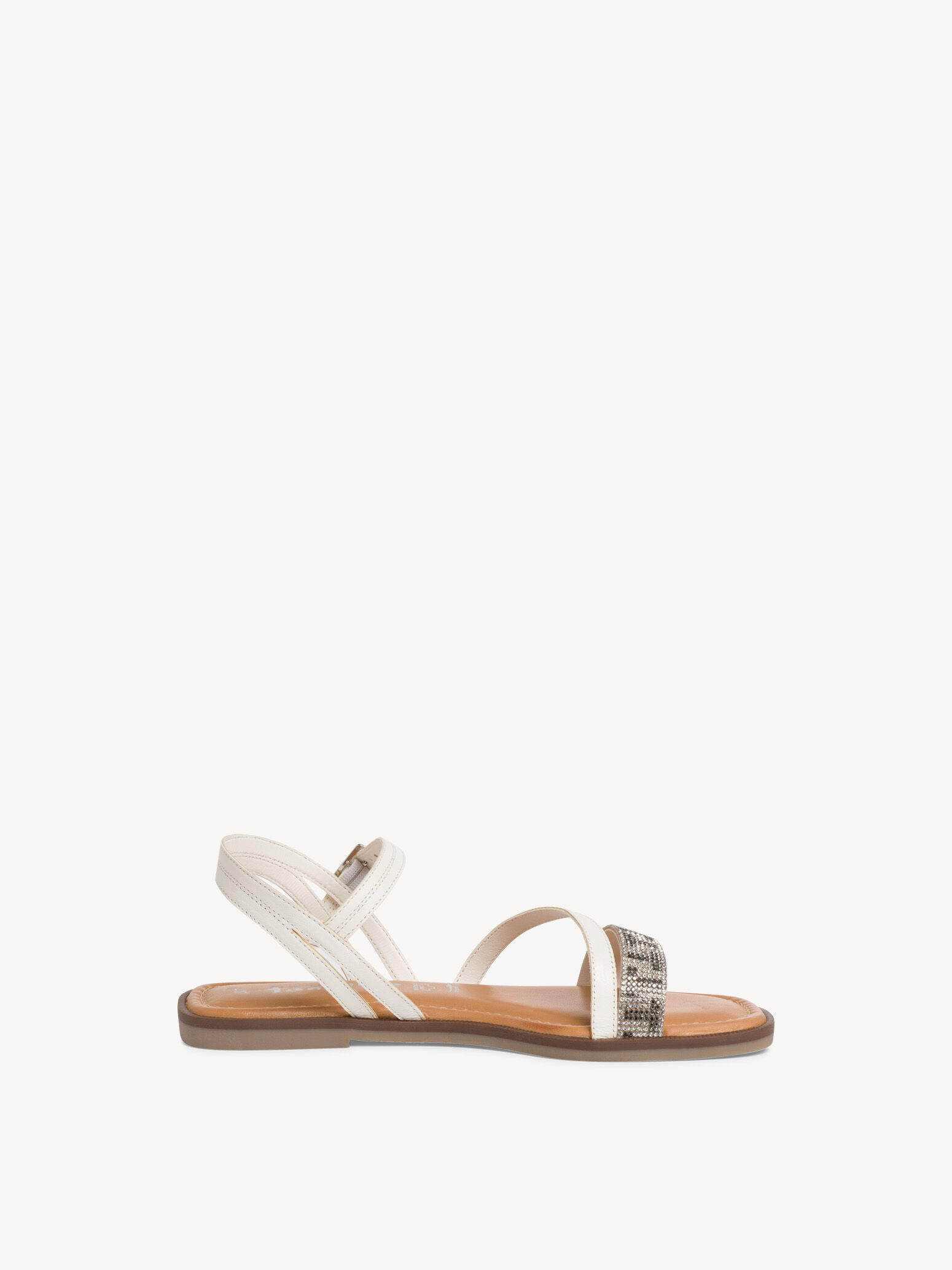 Sandale en cuir - blanc