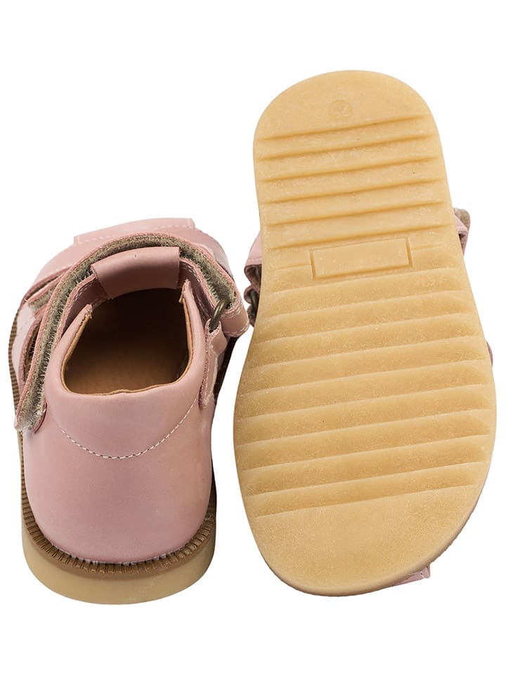 POM POM Leder-Halbsandalen in Rosa günstig kaufen