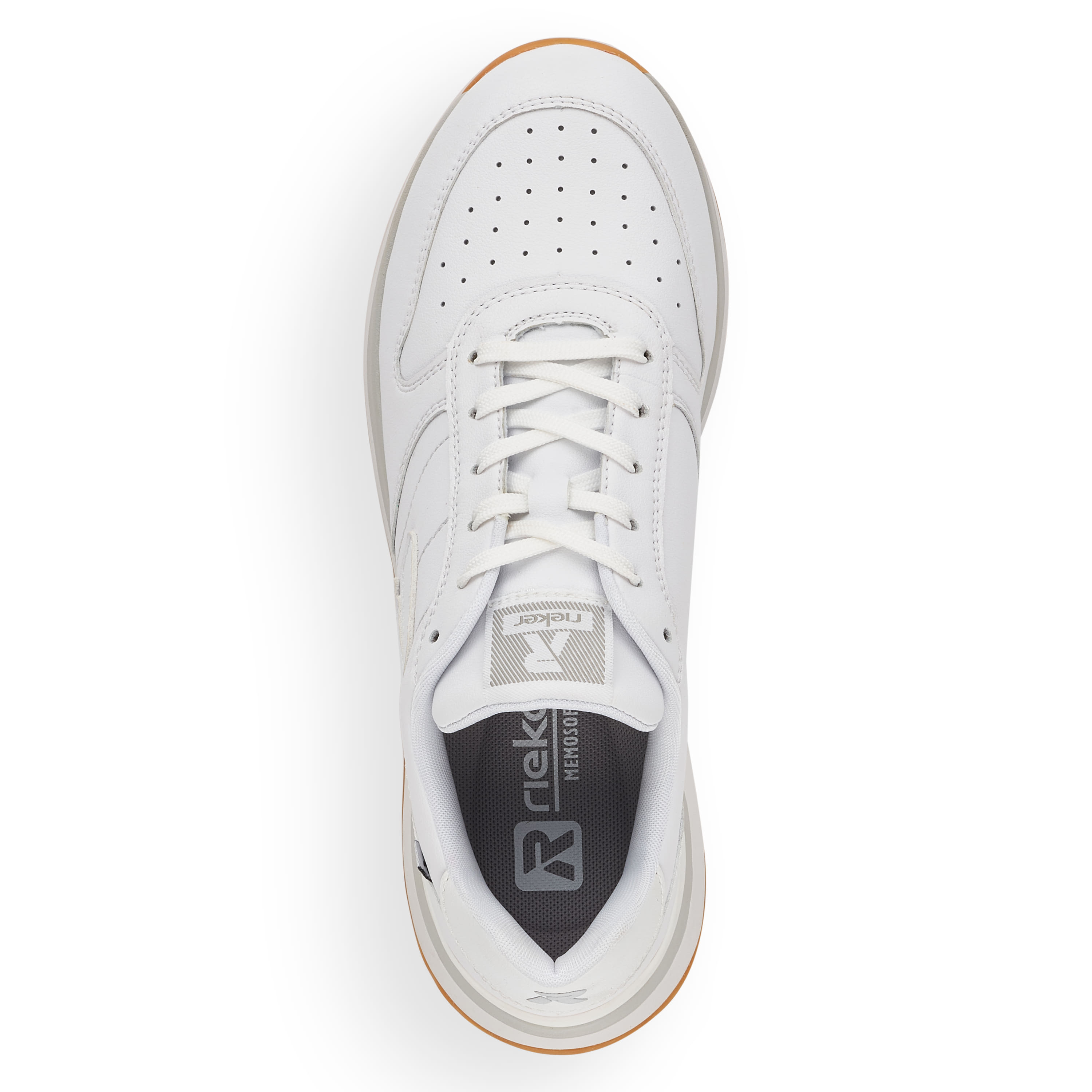 Rieker Damen Sneaker Low frost white
