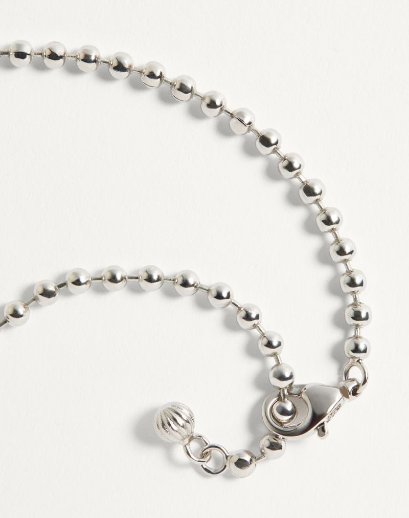 Pulseira oval de metal