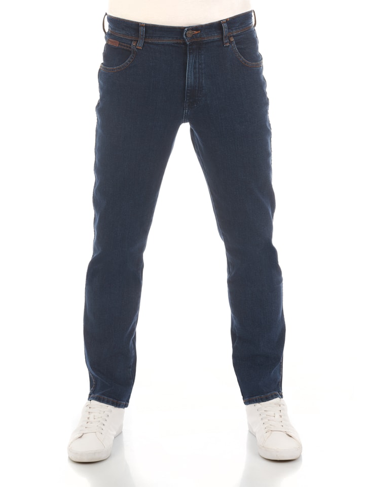 Wrangler Jeans Texas Slim Stretch slim in Blau günstig kaufen
