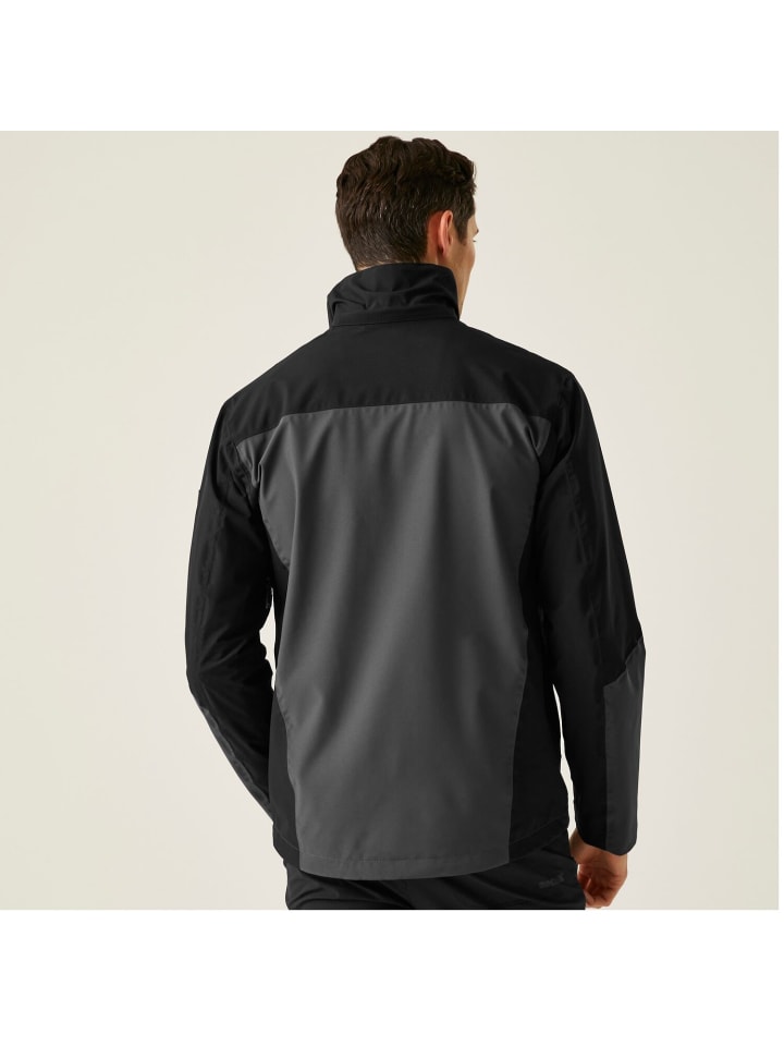 Regatta Bosfield III Regenjacke / Outdoorjacke  in Schwarz günstig kaufen