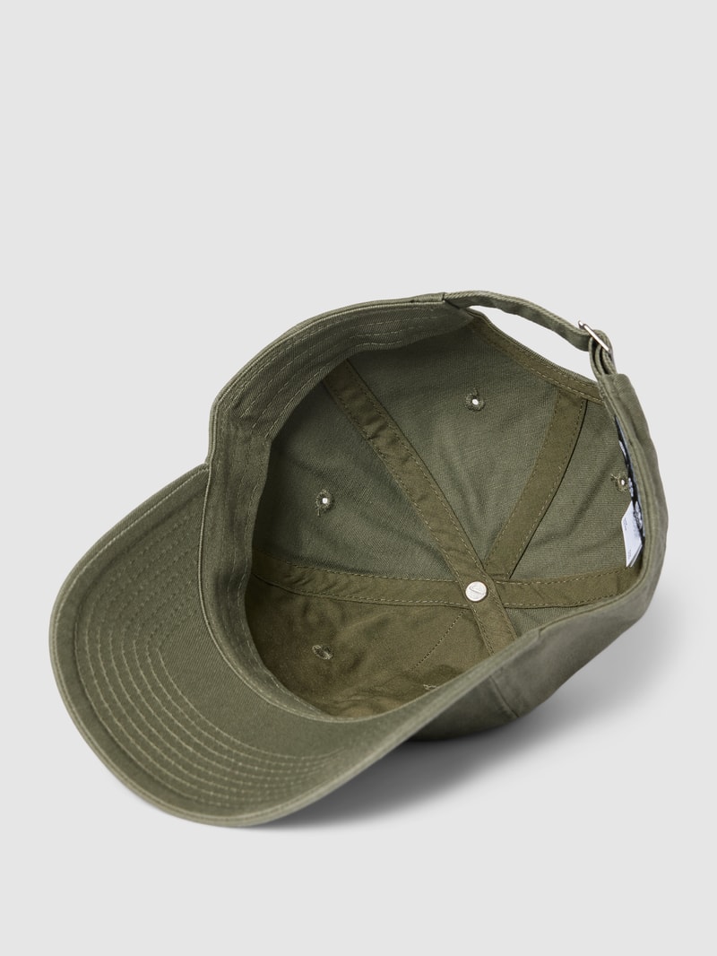 Basecap mit Label-Stitching in khaki