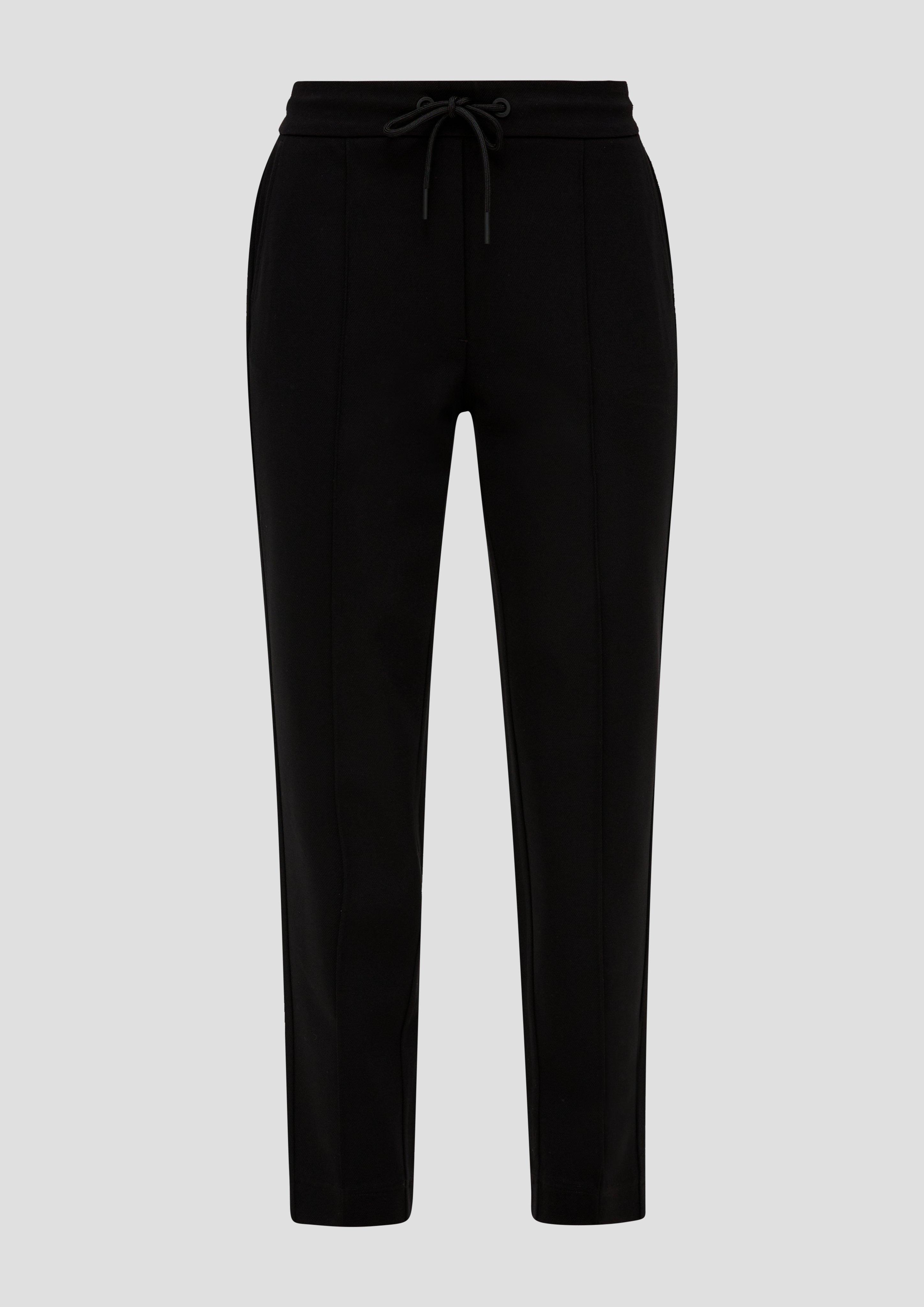 Relaxed: Twill-Joggpant aus Interlock-Jersey  2136567-9999