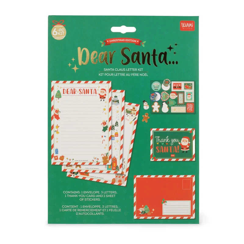 Listo para escribir una carta a Papá Noel