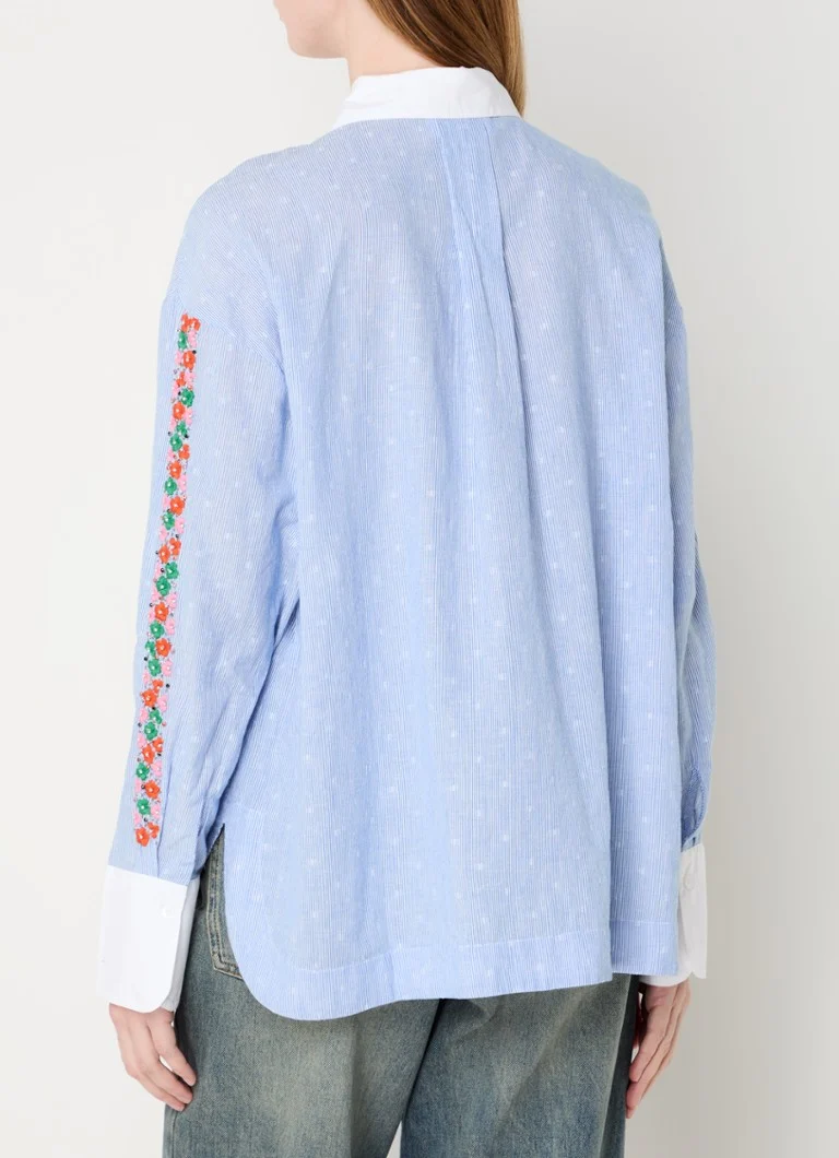 Essentiel Antwerp  Harkle blouse met borstzak