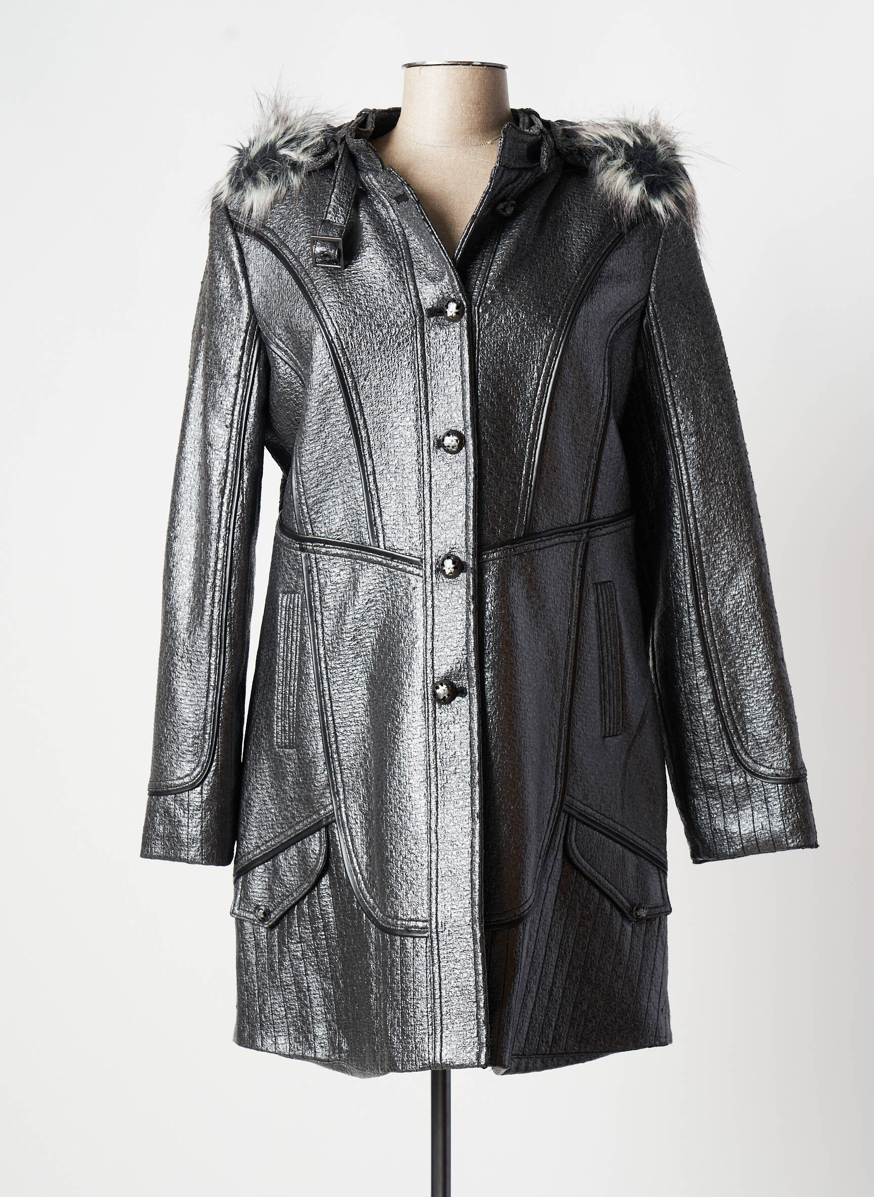 Fred Sabatier Manteaux Longs Femme couleur gris
