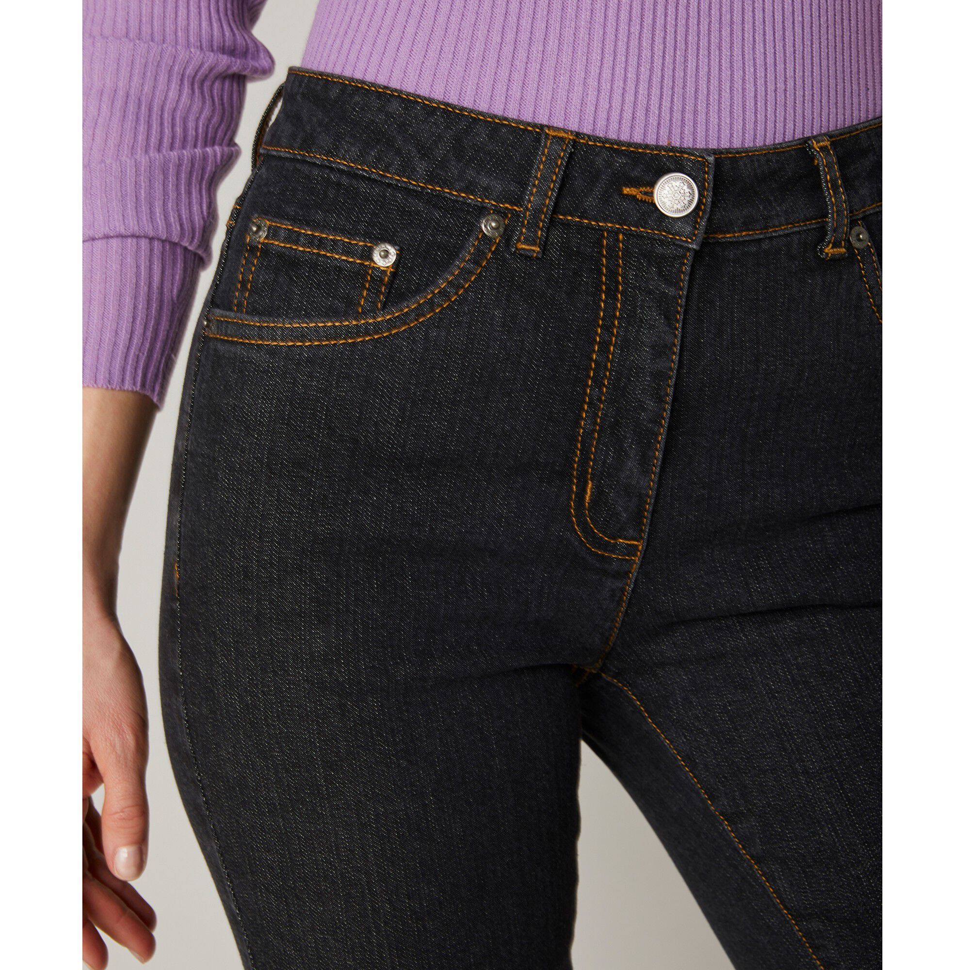 Jean droit stretch