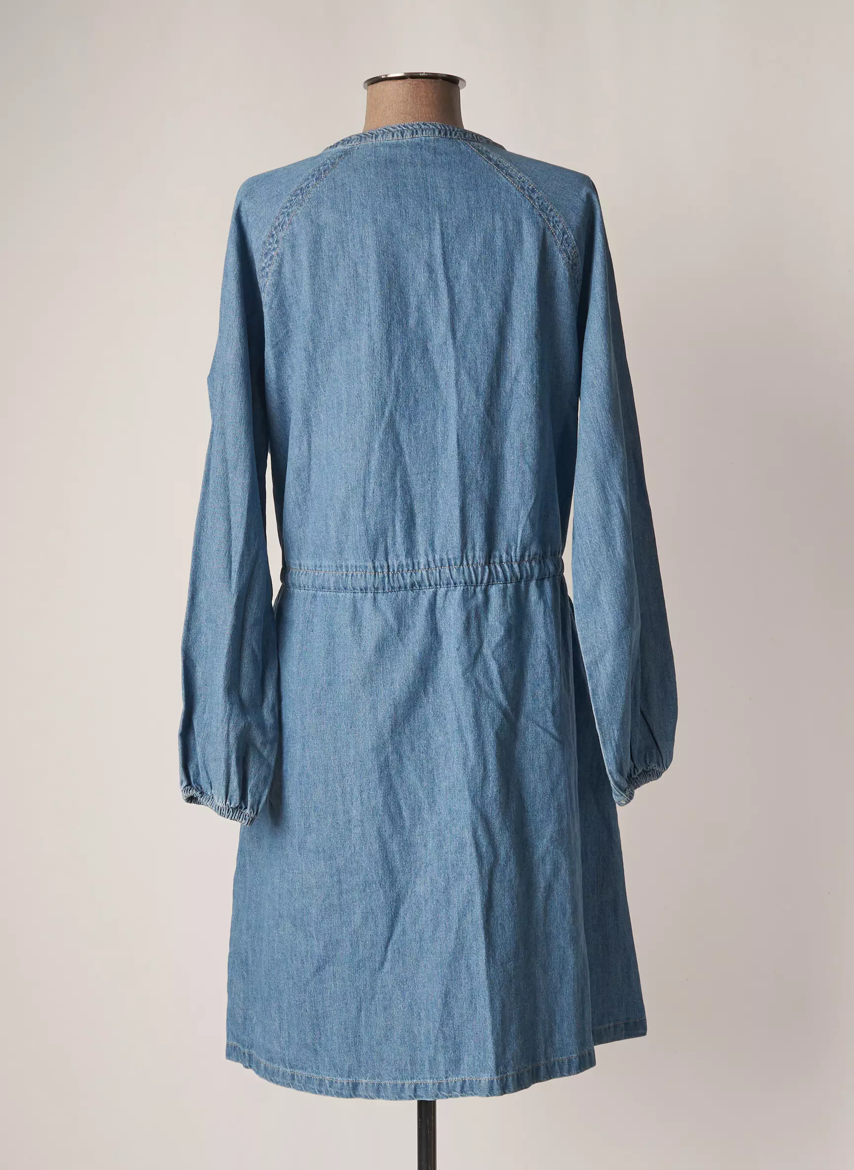 B Young Robes Mi Longues Femme couleur bleu