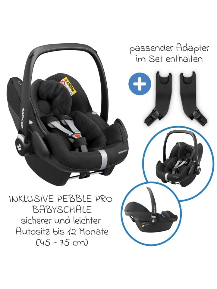 ABC-Design Buggy & Sportwagen Avus inkl. Autositz Pebble in gelb,schwarz günstig kaufen onesize