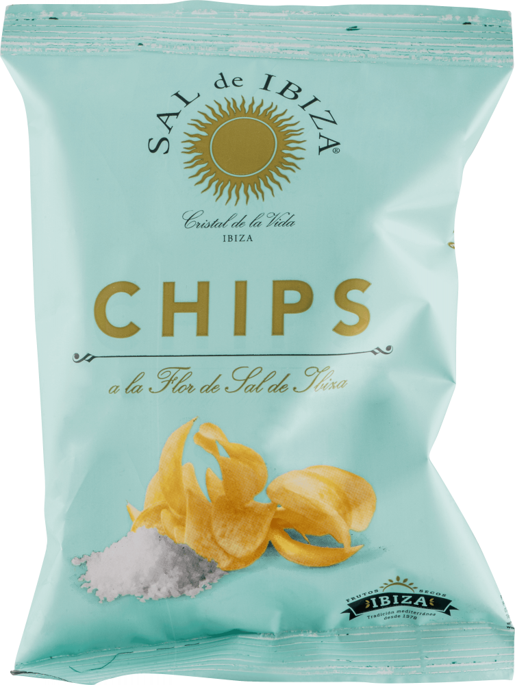 Sal de Ibiza Chips a la Flor de Sal de Ibiza 45g