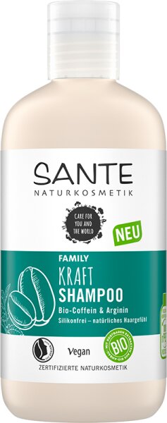 Sante FAMILY Kraft Shampoo Bio-Coffein & Arginin Shampoo