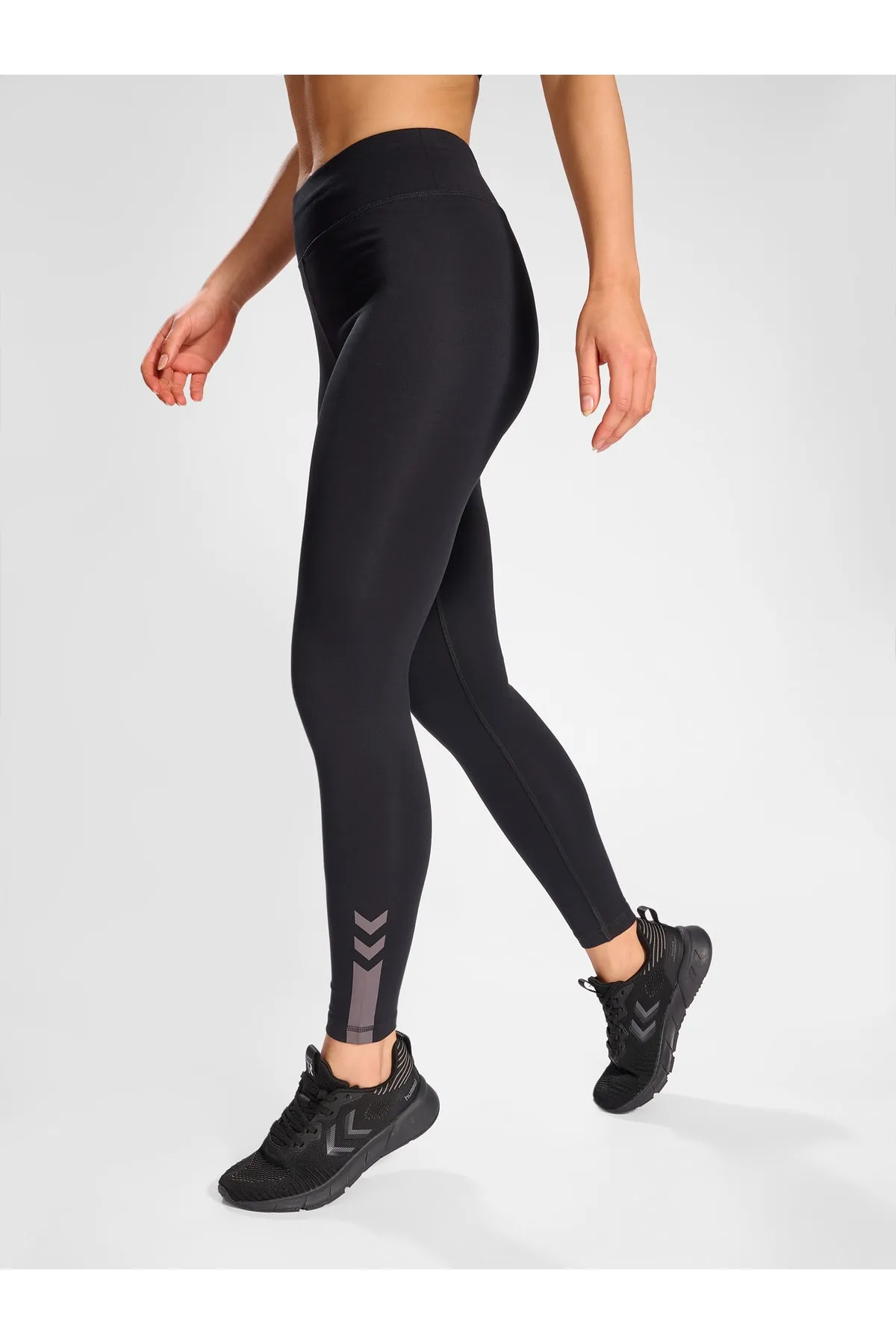 hummel  Sport-Leggings - Schwarz - Mittlerer Bund