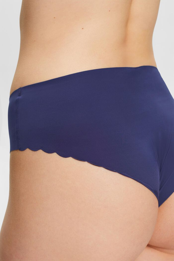 Hipster-Shorts aus Mikrofaser mit Bogenkante