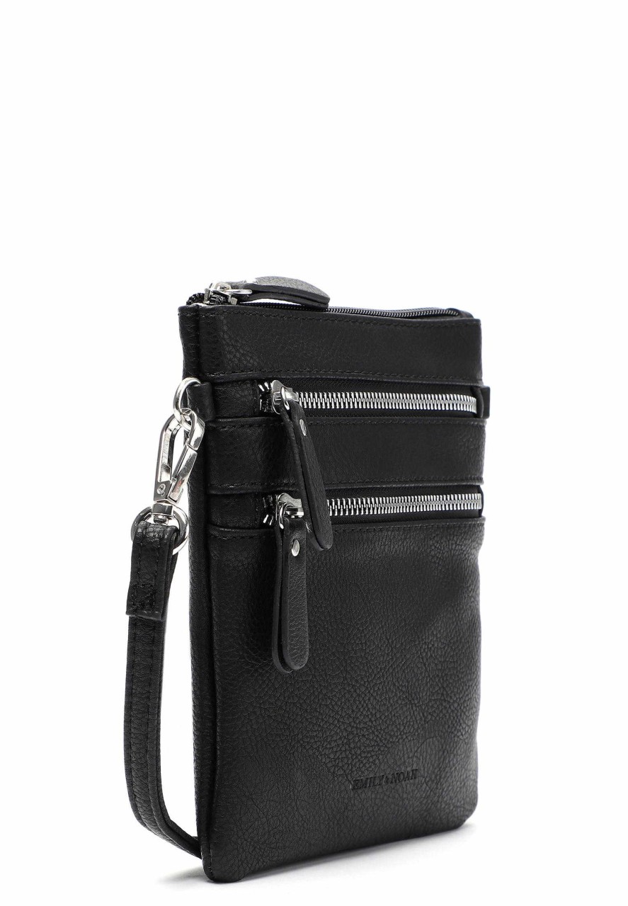 EMILY & NOAH Handtaschen schwarz Handtasche Emma