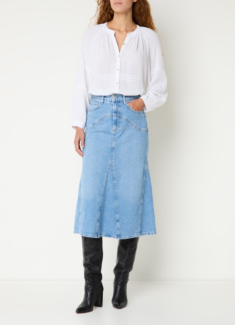 Bluza Rails Frances od mješavine lana