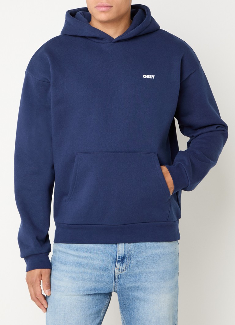 Obey Bold Star hoodie with logo and back print