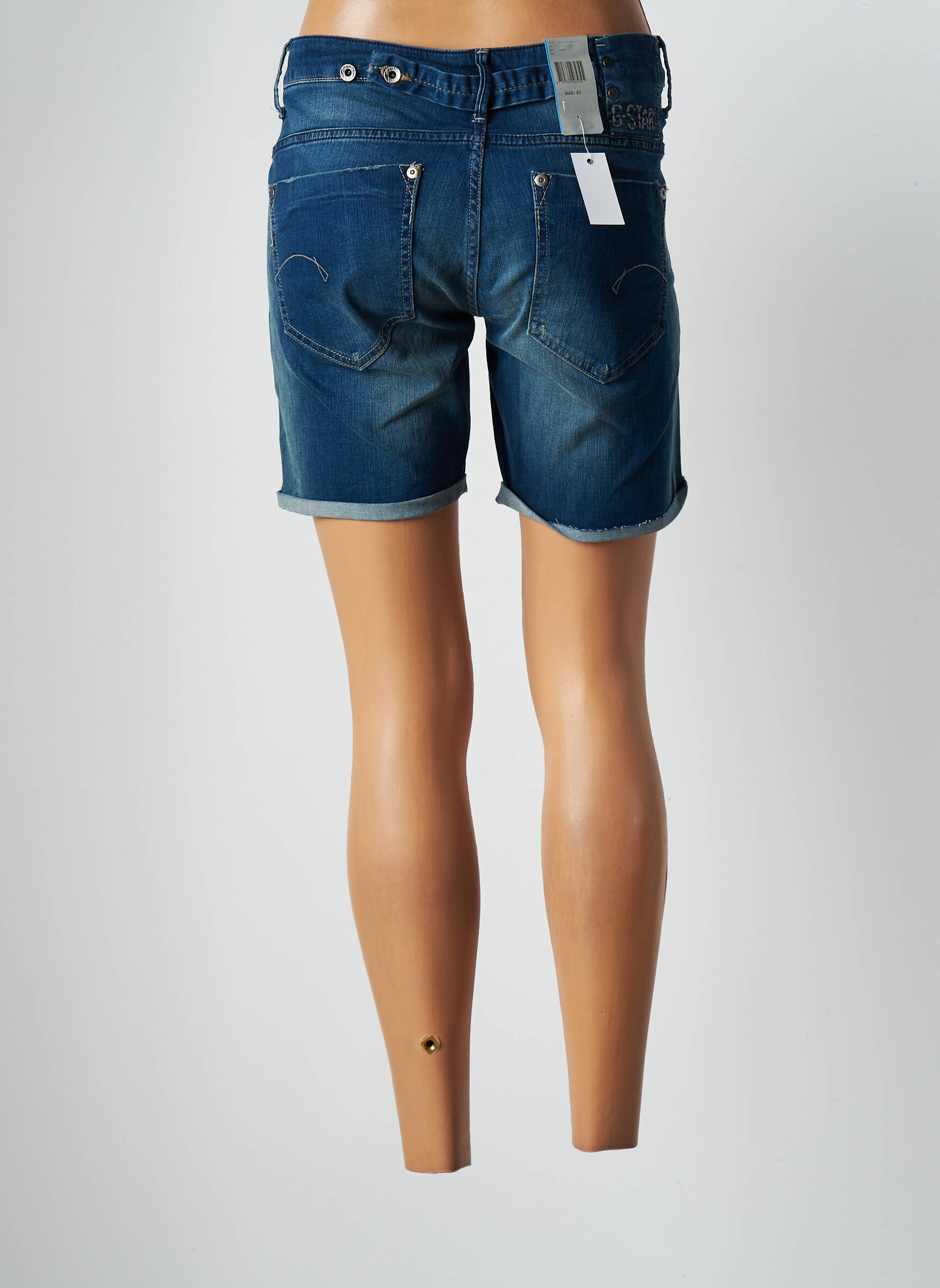 G Star Shorts 1 Femme couleur bleu