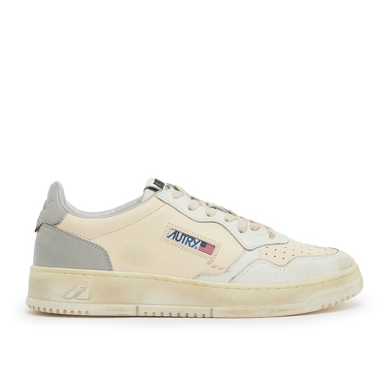 Autry Sup Vint Low leat/leat ivory/vap/wht