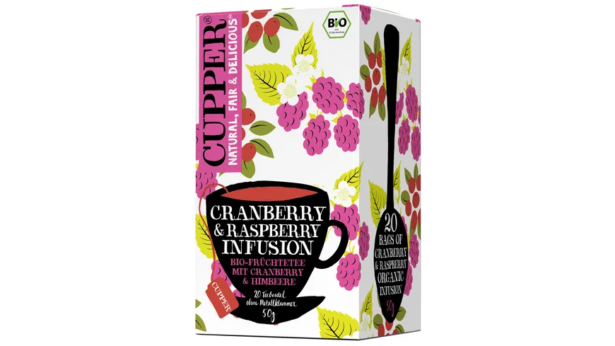 CUPPER Cranberry & Raspberry 50 g