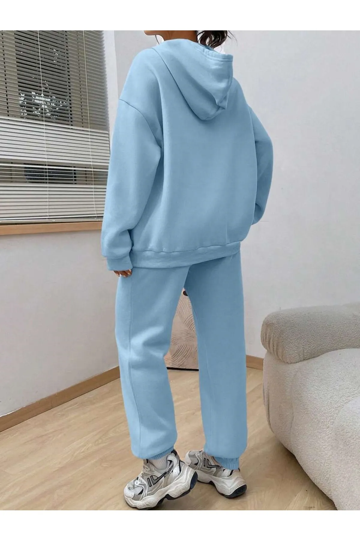 MOONBULL  Sport-Sweatsuit Set - Blau - Regular Fit