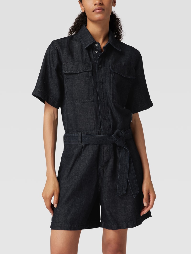 Playsuit im Denim-Look in jeans