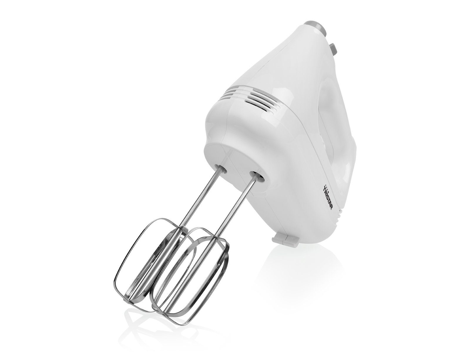 Tristar Handmixer, 200 W, Hand-Rührgerät Rührmaschine, 2 Quirle & 2 Knethaken Turbo Handrührer