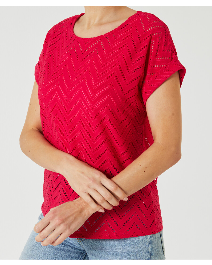 T-Shirt Lochmuster