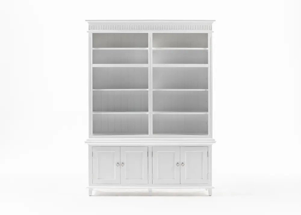 Novasolo Küchenbuffet Skansen Verstellbare Regale, Double-Bay Hutch Kabinett