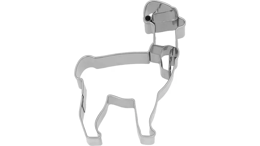 RBV BIRKMANN Ausstechform Weihnachtslama 9cm