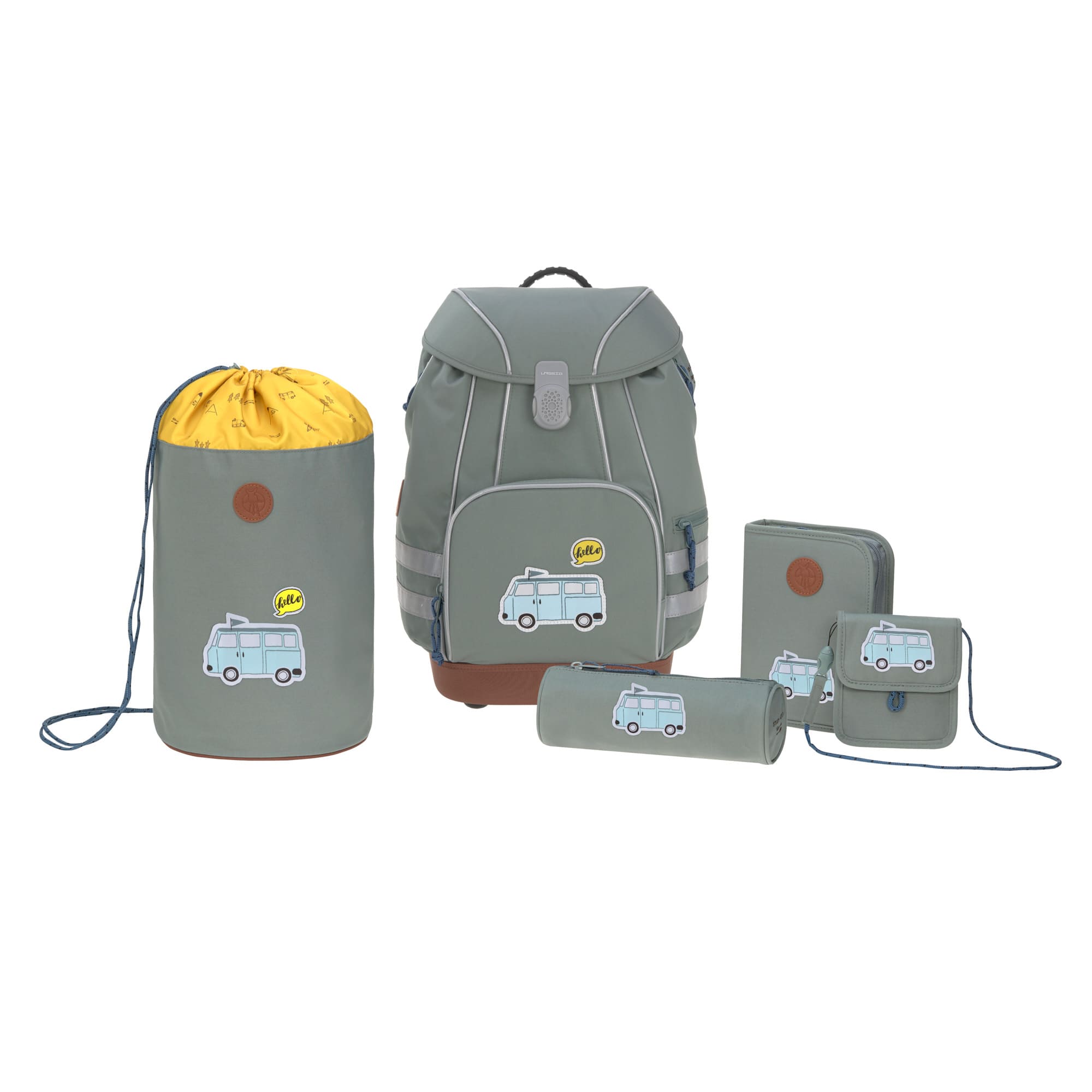 Schulranzen Set - School Set, Adventure Bus