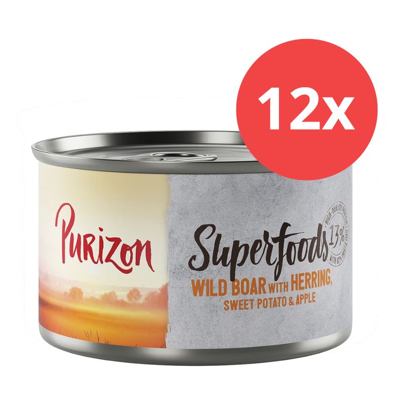 Sparpaket Purizon Superfoods 12 x 140 g