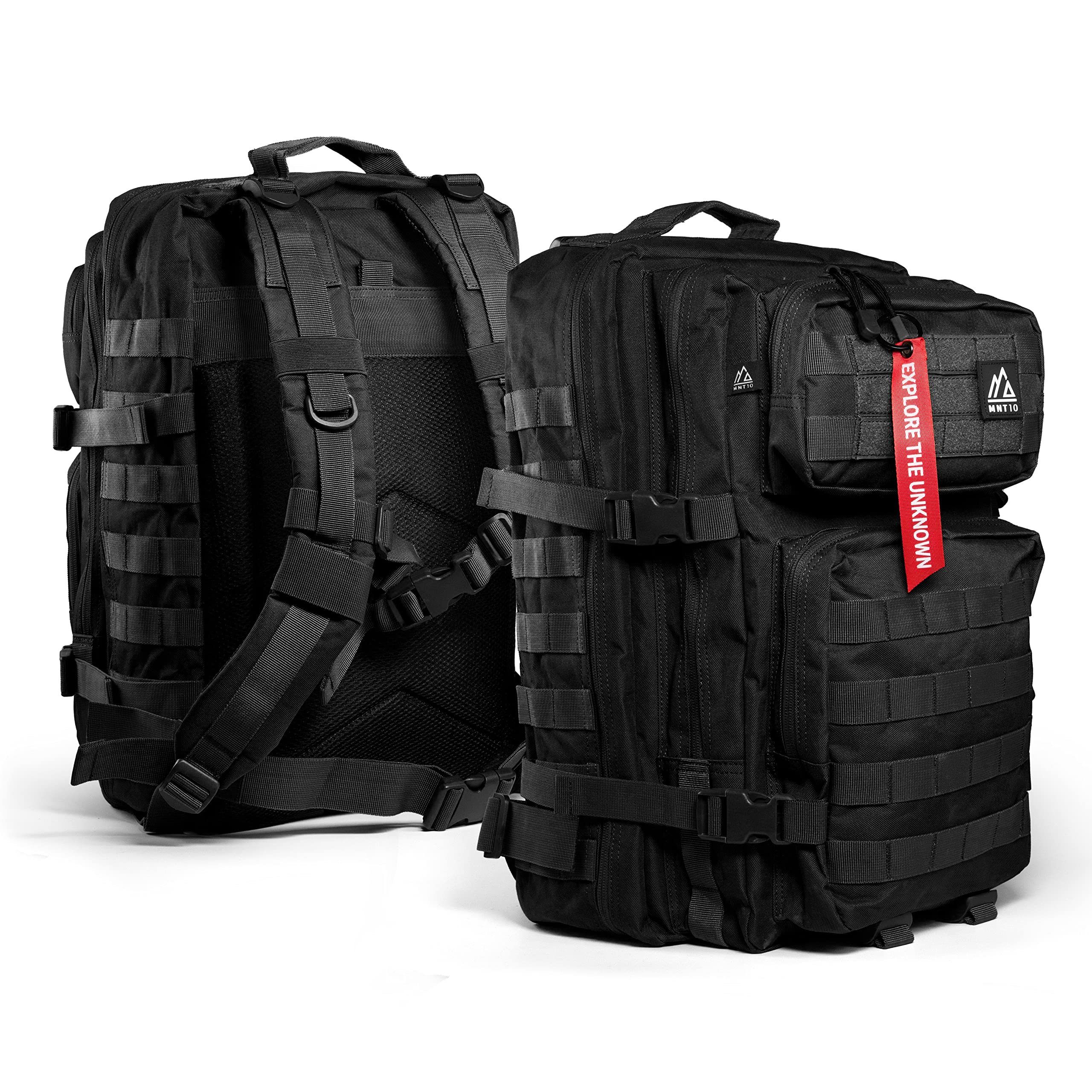 MNT10 Wanderrucksack Taktischer Outdoor Rucksack 28L & 40L I Army Backpack für Reisen, Taktischer Rucksack Herren, Damen I US Cooper Rucksack