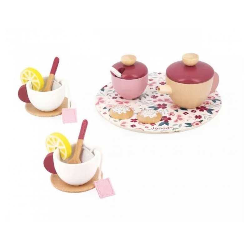 Set à the en bois Twist