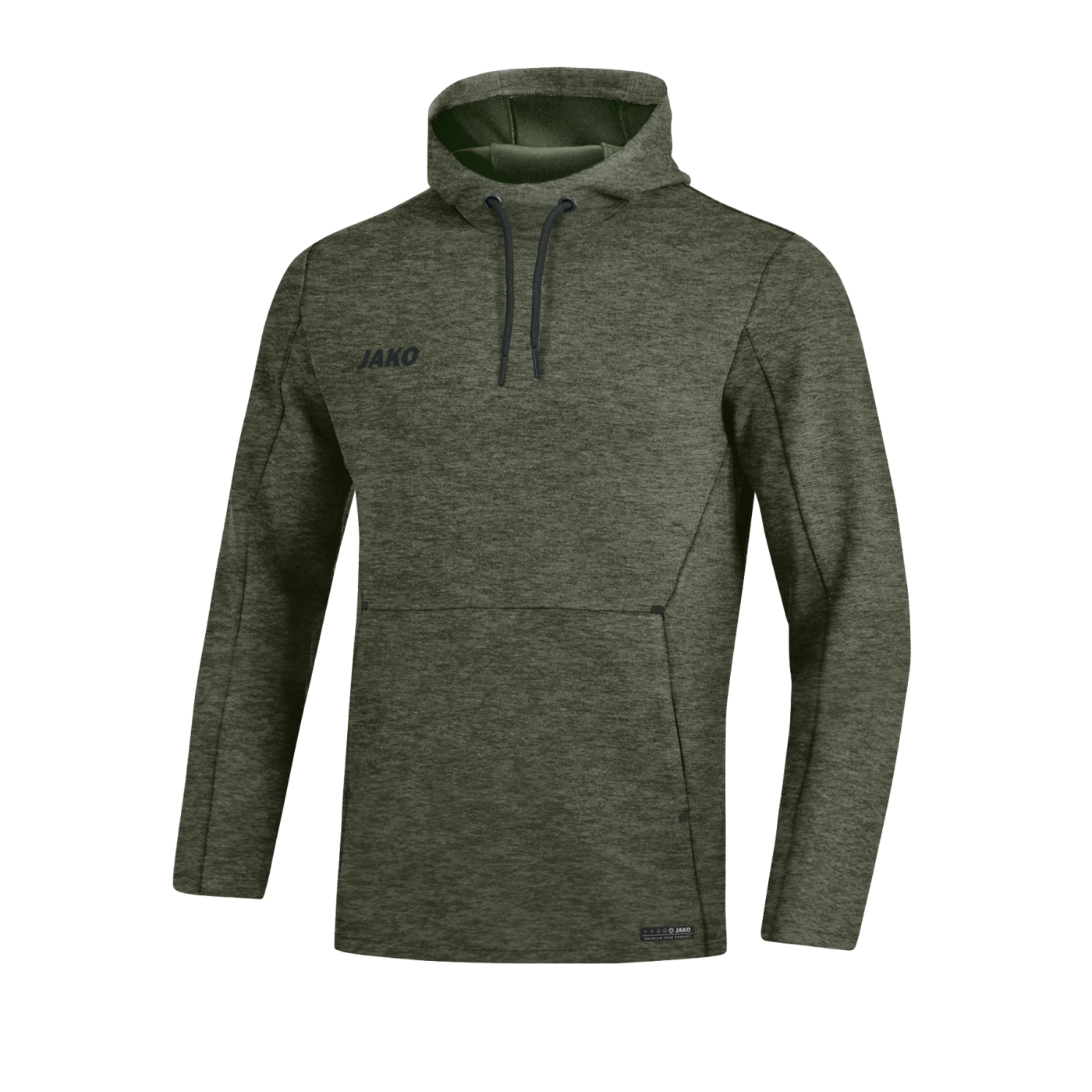 Jako Premium Basic Kapuzensweatshirt Khaki F28