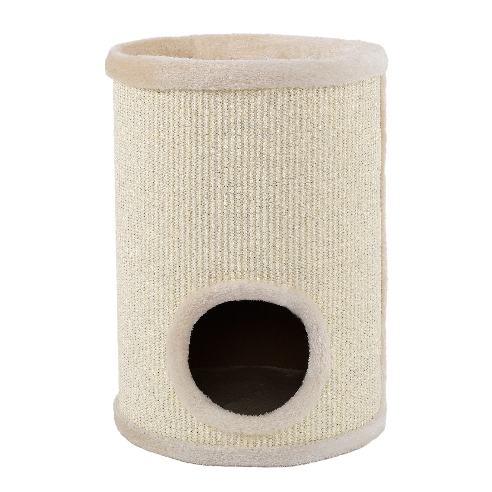 Lionto Kratztonnen Lionto 50cm Kratztonne mit Sisal beige