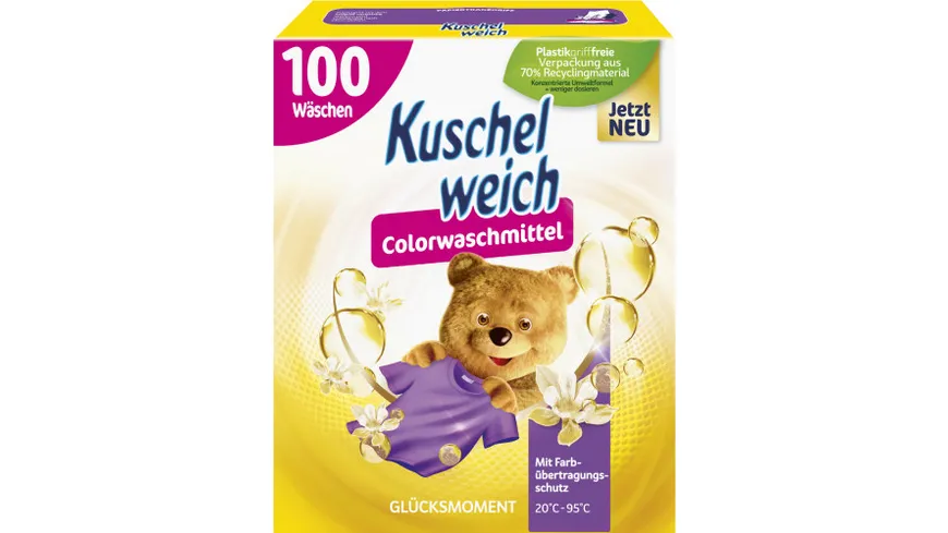 Kuschelweich Colorwaschmittel Glücksmoment Pulver 5,5kg (100WL) 5500 g